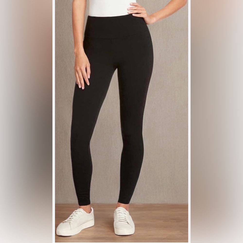 Max & Mia Womens High Waisted French Terry Leggings
